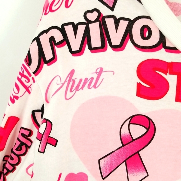 Donating 6/20/25 or Accepting Best Offer❤️3/$30 Breast Cancer Awareness Pink Top - Picture 4 of 11